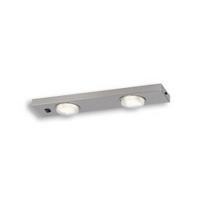 Kitchen Under Cabinet Light Fitting - Stainless Steel GX53 LED Lamp