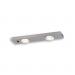 Kitchen Under Cabinet Light Fitting - Stainless Steel GX53 LED Lamp