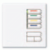 Lutron HomeWorks européen des 4 sélecteur de scène Bang &amp; Olufsen Series