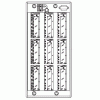 Lutron HomeWorks Plaque d&#39;adaptation pour HWI-ENC-LV32 Enclosure