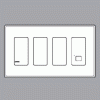 Lutron HomeWorks 6 Circuito scatola a muro Power Dimmer Module