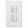 Lutron Grafik Eye 3 Button Dual Window Treatment Wallstation