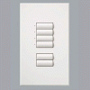 Lutron seeTouch Homeworks 4-Botón de control de pared