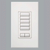 Lutron seeTouch Homeworks de 5 botones de control de pared