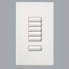 Lutron seeTouch Homeworks de 5 botones de control de pared