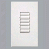 Lutron seeTouch Homeworks 6-Botón de control de pared