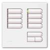 Lutron European Wallstation Replacement Faceplate 8 Scene