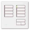 Lutron Europese wandstation vervanging Faceplate 8 Scene