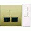 Lutron Dual Rania 250 Watt Telecomando IR Brass Luce Dimmer