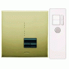 Lutron Rania Single 450VA IR-afstandsbediening Brass Light Dimmer