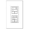 SeeTouch Lutron QS de control de pared doble