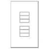 SeeTouch Lutron QS de control de pared doble