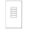 SeeTouch Lutron QS 5-Button stazione periferica