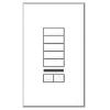 Lutron seeTouch QS 5-Button IR Raise/Lower Wallstation