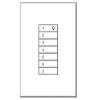 Lutron seeTouch QS 7-Button wandstation