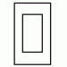 Lutron Nova T 1 Gang wandstation Vervanging Frame