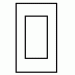 Lutron seeTouch 1 Gang Wallstation Replacement Frame
