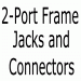 Lutron Socket 2-Port Frame Jack Connectors