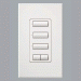 Lutron seeTouch HomeWorks 3-Button Raise Lower stazione periferica