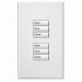 Lutron GRAFIK Eye 3 botones de doble ventana de tratamiento de control de pared