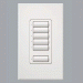 Lutron HomeWorks seeTouch 5-bouton murale