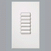 Lutron HomeWorks seeTouch 6-bouton murale