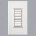 Lutron HomeWorks seeTouch 6-bouton murale