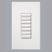 Lutron seeTouch Homeworks 7-Botón de control de pared