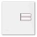 Lutron Europese wandstation vervanging Faceplate 2 Button