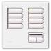Lutron European Wallstation Replacement Faceplate 8 Scene IR