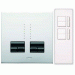 Lutron Dual Rania 250VA IR Remote Control Chrome variateur de lumiere