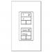 SeeTouch Lutron QS de control de pared doble