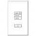 Lutron seeTouch QS 3-Button Raise/Lower Wallstation
