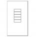 SeeTouch Lutron QS 5-Button stazione periferica