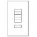 Lutron seeTouch QS 5-Button Raise/Lower Wallstation