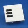 Rako Blind Controls WCM-030 - 3 Button Frame and Insert Keypad with White Insert