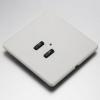 Rako Wireless Lighting RCS02-W - 2 Button Keypad White Plastic - Hidden Screw Fixing