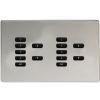 Rako Wired Lighting - WLM-000 Replacement Double Gang FocusSB Morpheus Faceplace