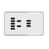 Rako Wireless Lighting RCS07-03 - Double Gang 7 plus 3 Button Keypad - Hidden Screw Fixing