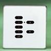 Rako Wireless Lighting RCS07-MSS - 7 Button Keypad Polished Stainless Steel - Hidden Screw Fixing
