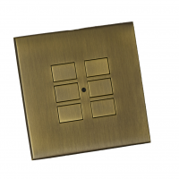 Rako wired lighting WK-EOS-6 Antique Bronze keypad