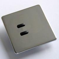 Rako wireless lighting RCM 2 button polished steel keypad
