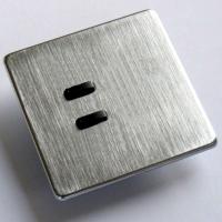 Rako wireless lighting RCM 2 button brushed steel keypad