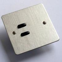 Rako wireless lighting RCM 2 button brushed steel keypad