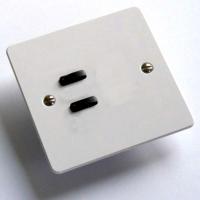 Rako wireless lighting RCM 2 button white steel keypad