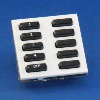 Rako Wireless Lighting RCM-100 -  10 Button Keypad Euromod fixing white