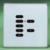 Rako Wireless Lighting RCS07-SS - 7 Button Keypad Brushed Stainless Steel - Hidden Screw Fixing