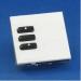 Rako Blind Controls WCM-030 - 3 Button Frame and Insert Keypad with White Insert