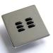 Rako Wireless Blinds - RLF-060 Replacement 6 Button Crabtree Platinum Faceplates