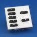 Rako Lighting 7 Button Keypad - White EuroMode Insert